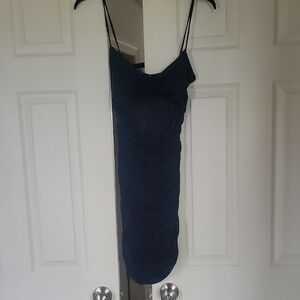 Windsor Midnight Blue Mini Dress Size Medium In Juniors